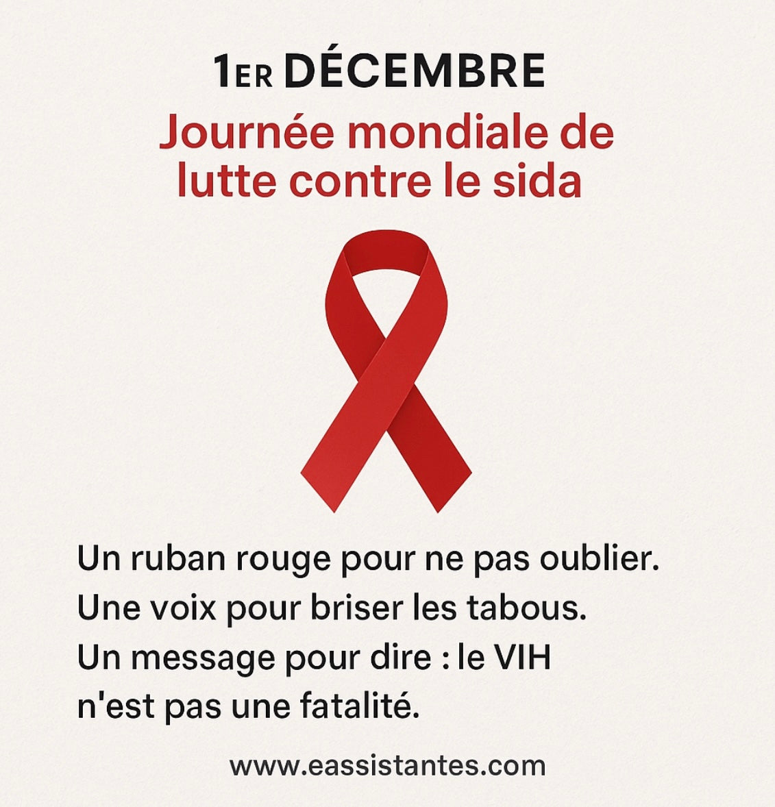 🟥 Sensibilisation au VIH : informer, prévenir, soutenir