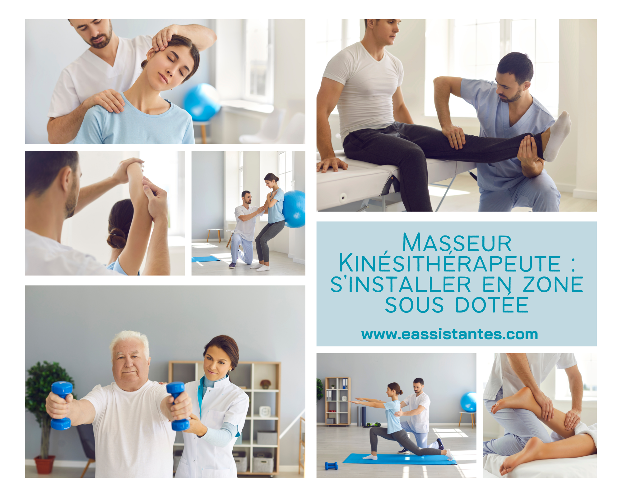 Masseur kinésithérapeute libéral en France : s’installer en zone sous dotée