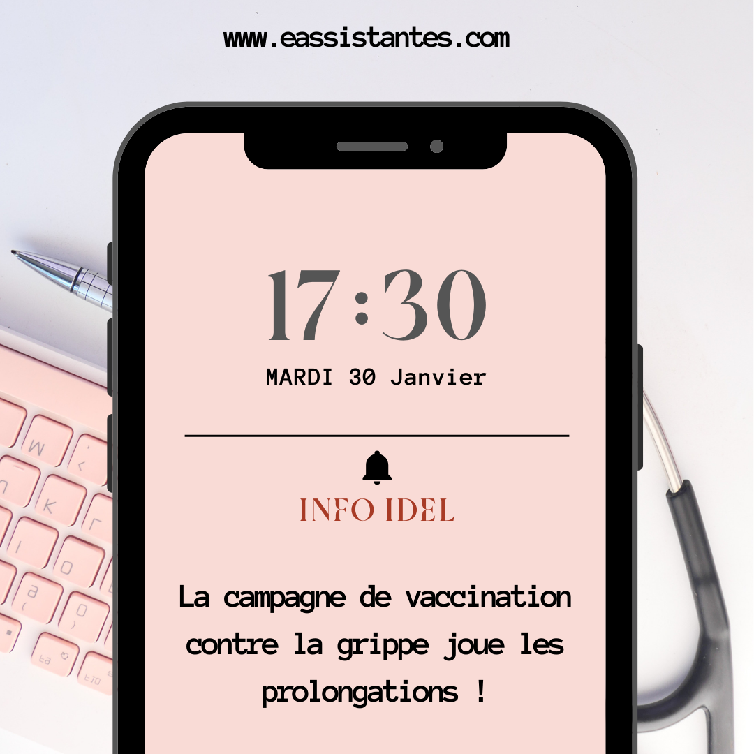 La campagne de vaccination contre la grippe joue les prolongations