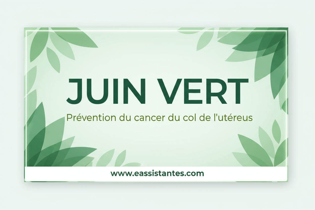 💚 Juin Vert : le mois de la prévention du cancer du col de l’utérus